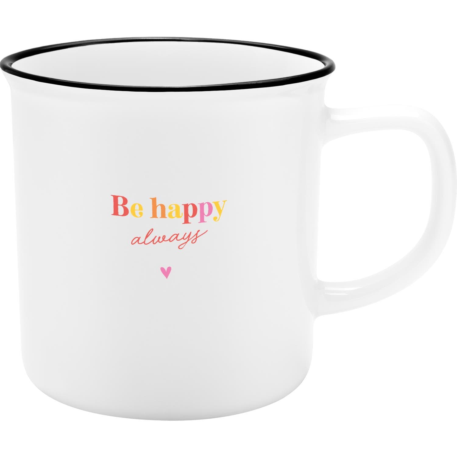 GRUSS&CO XL Becher »Be happy always«