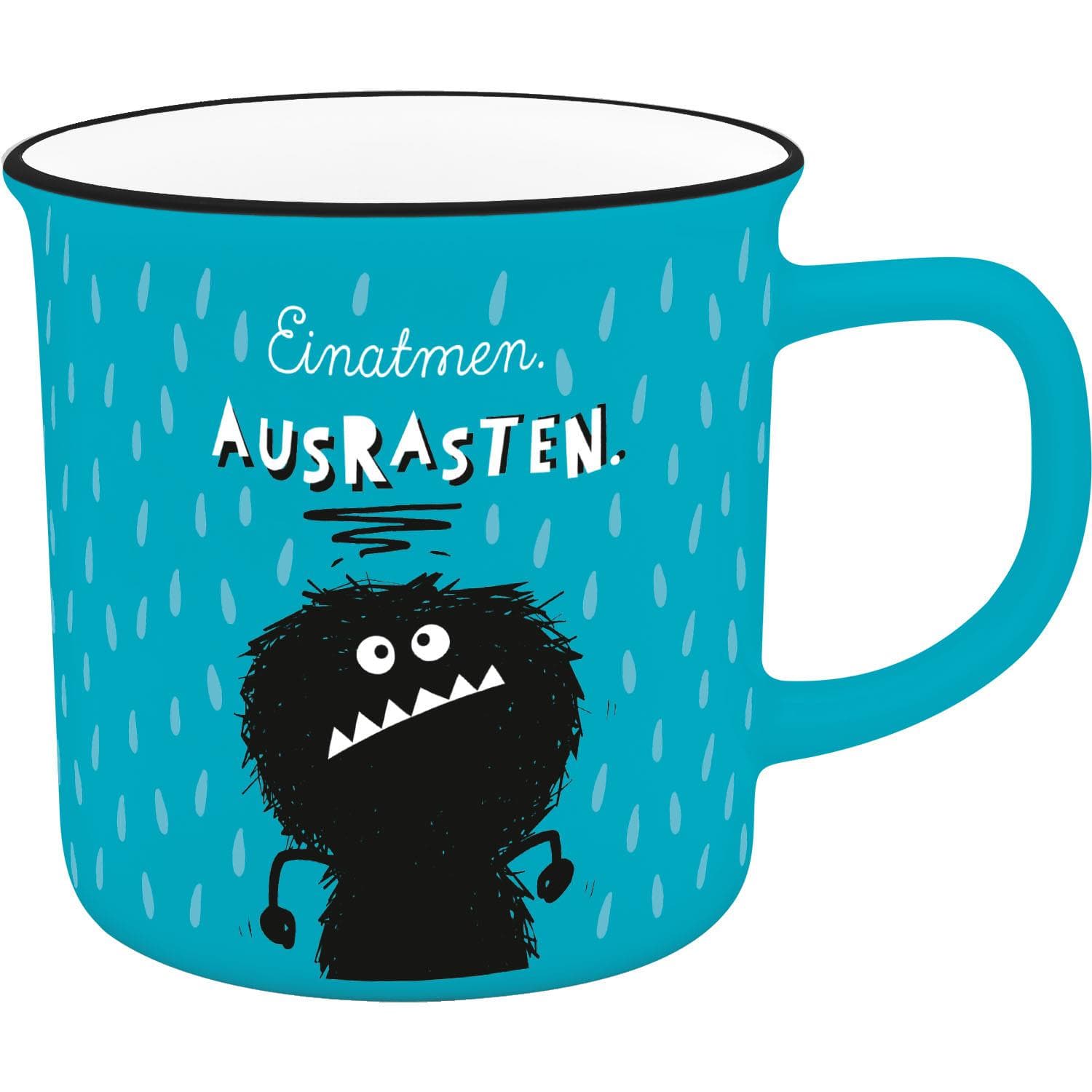 GRUSS&CO XL Becher »Einatmen. Ausrasten.«