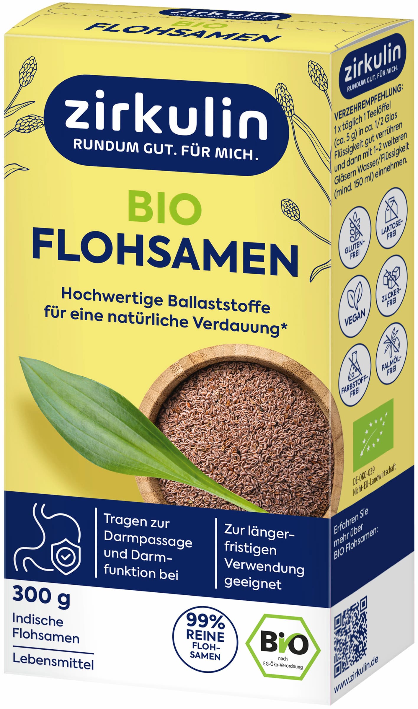 Zirkulin Bio Flohsamen