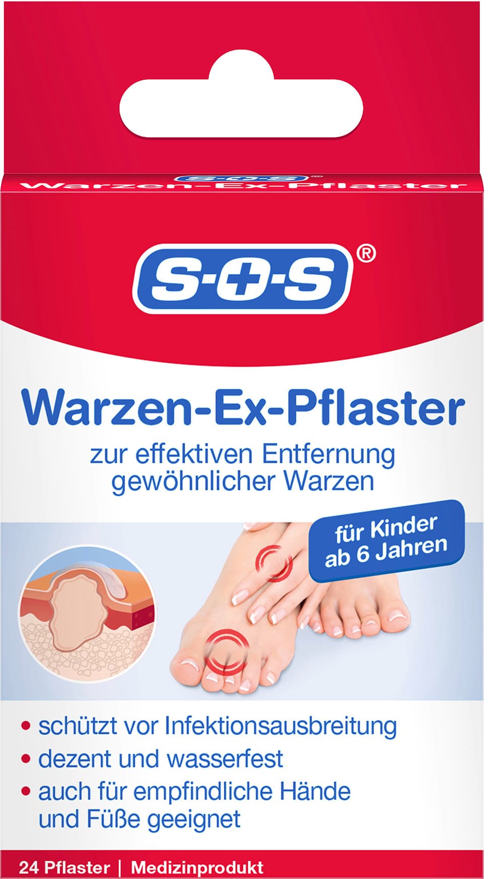 SOS Warzen-Ex-Pflaster