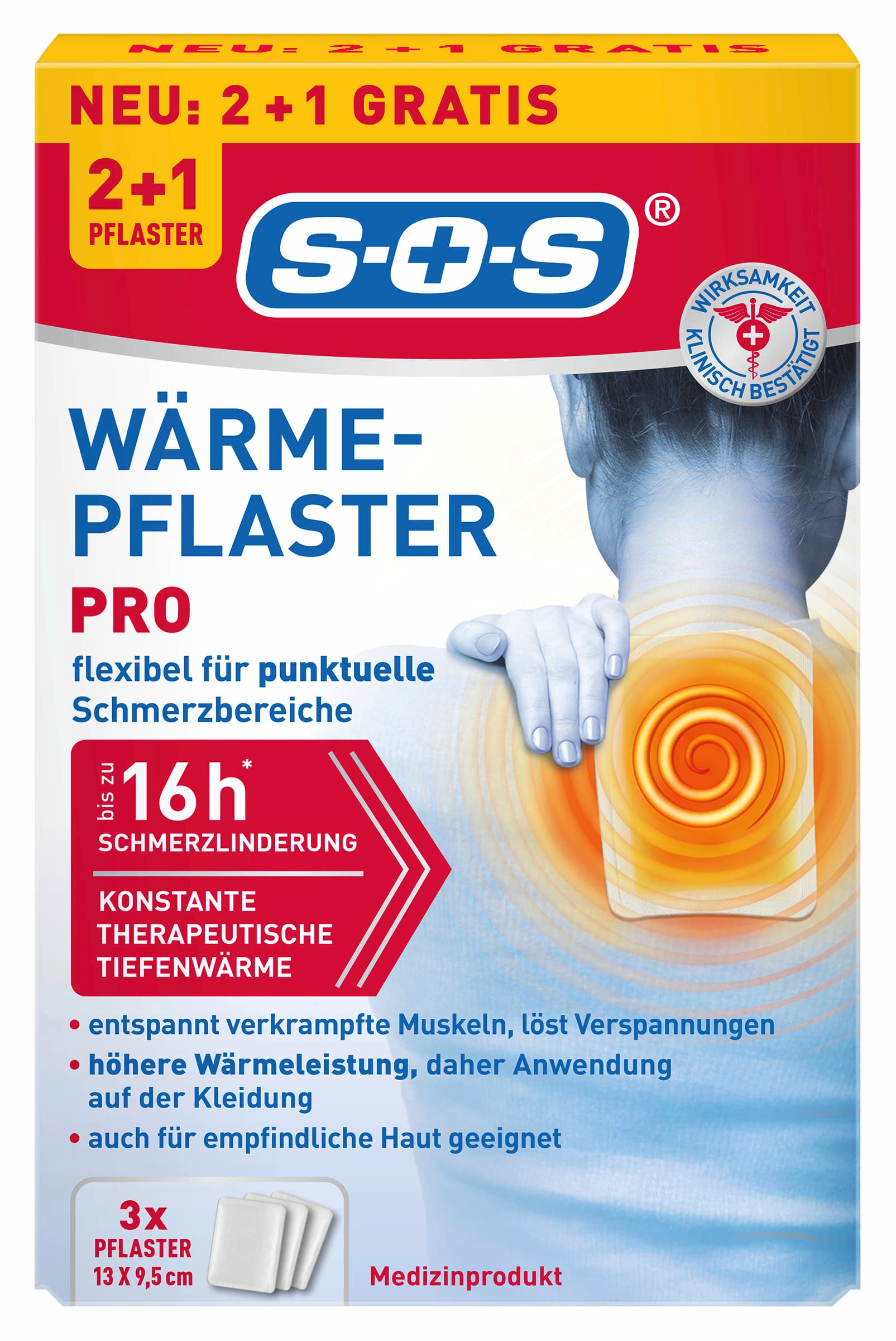 SOS Wärmepflaster PRO 2 St.