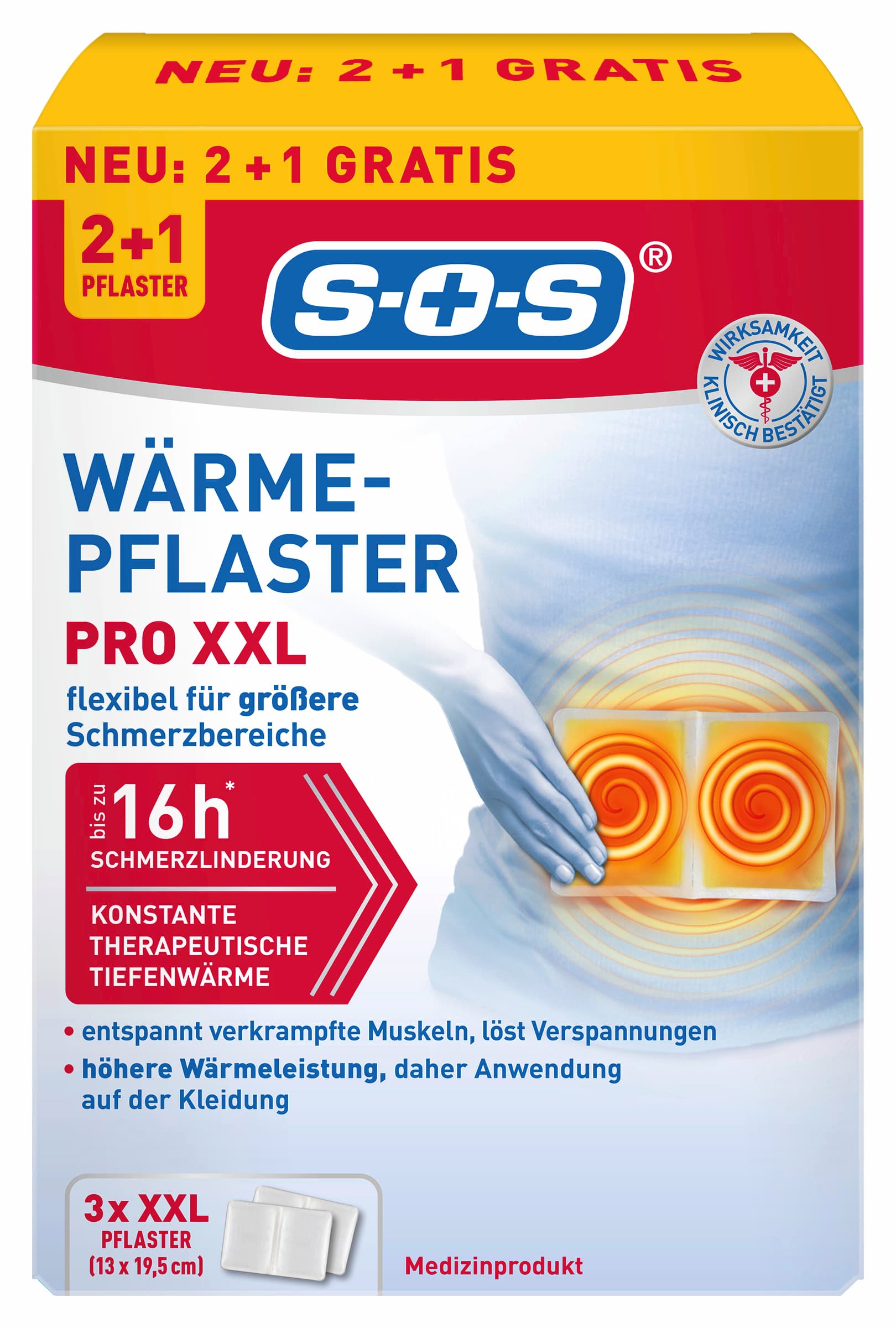 SOS Wärme-Pflaster PRO XXL