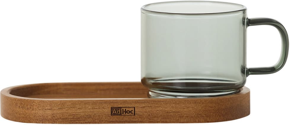 AdHoc Espressotasse mit Untersetzer