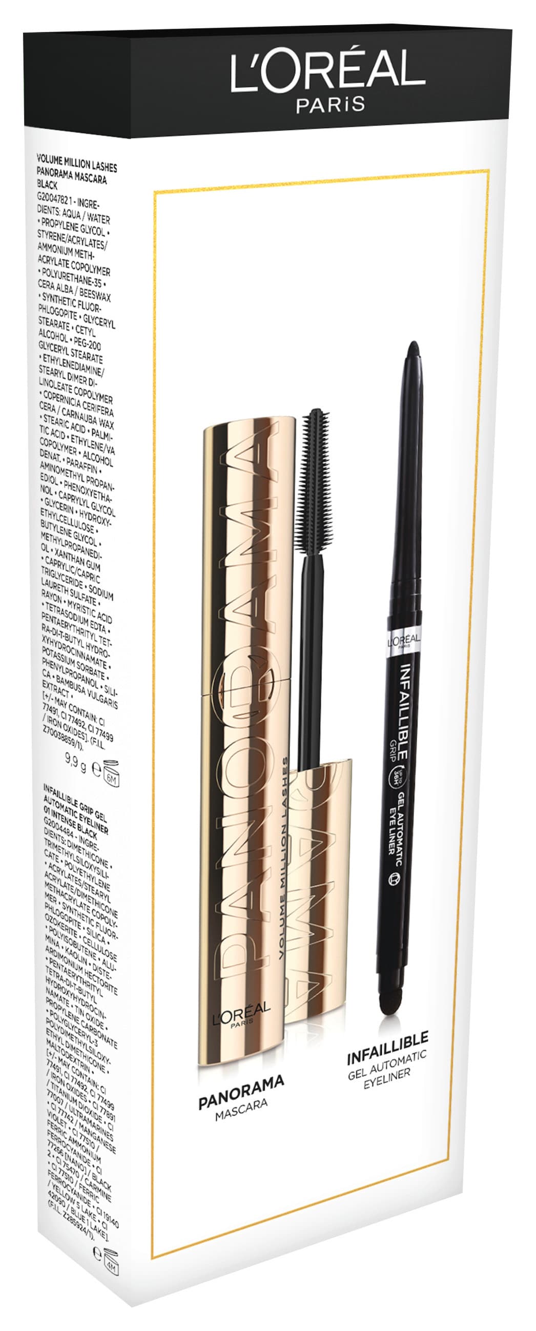 L'ORÉAL PARIS Panorama Mascara & Infaillible Gel Automatic Eyeliner Set