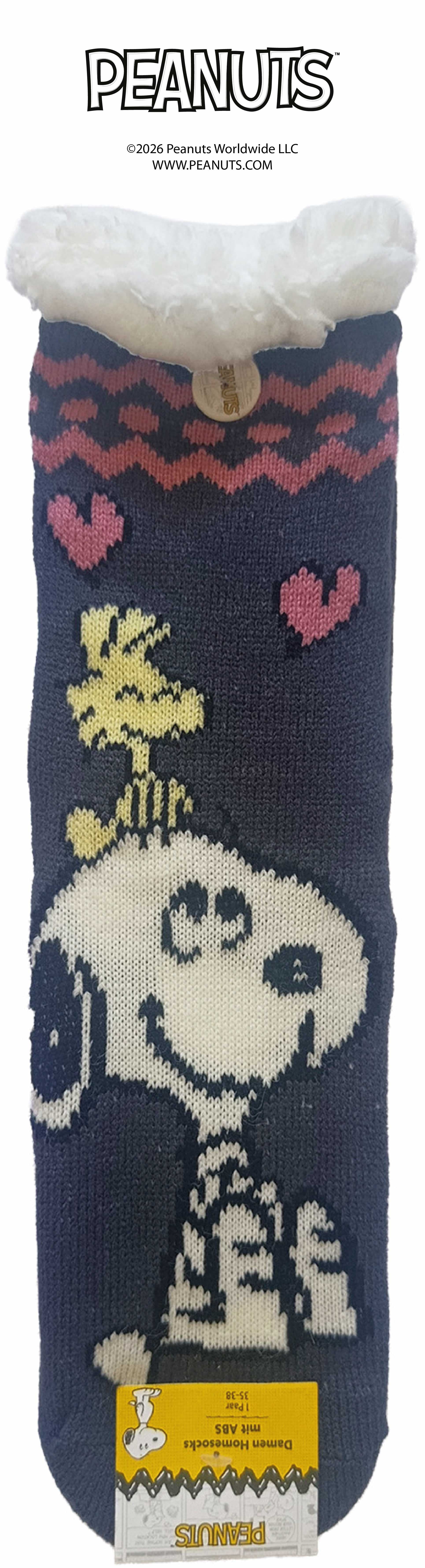 Damen ABS Homesocken Peanuts