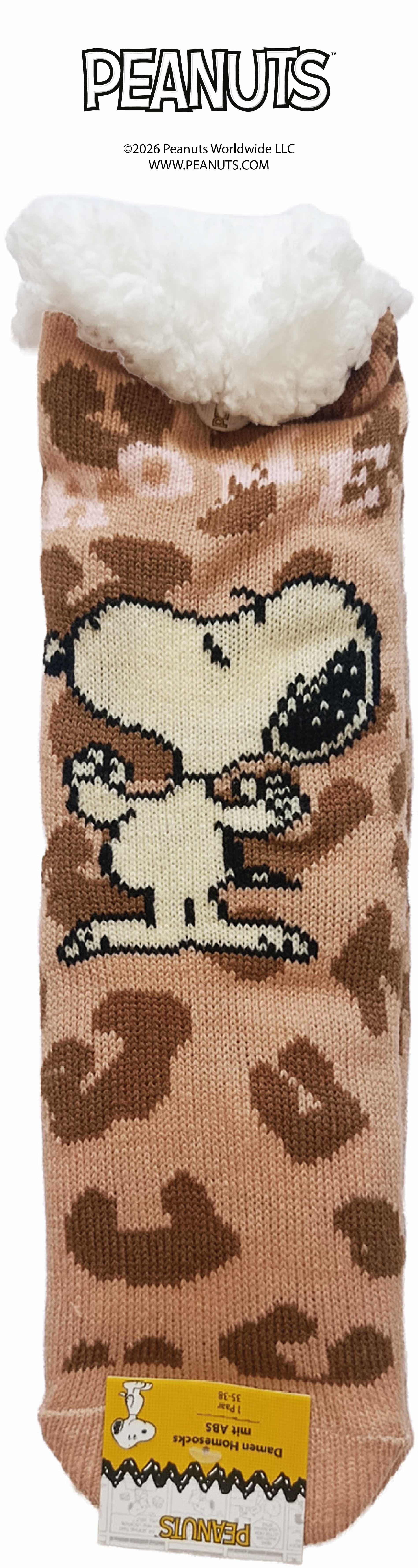 Damen ABS Homesocken Peanuts