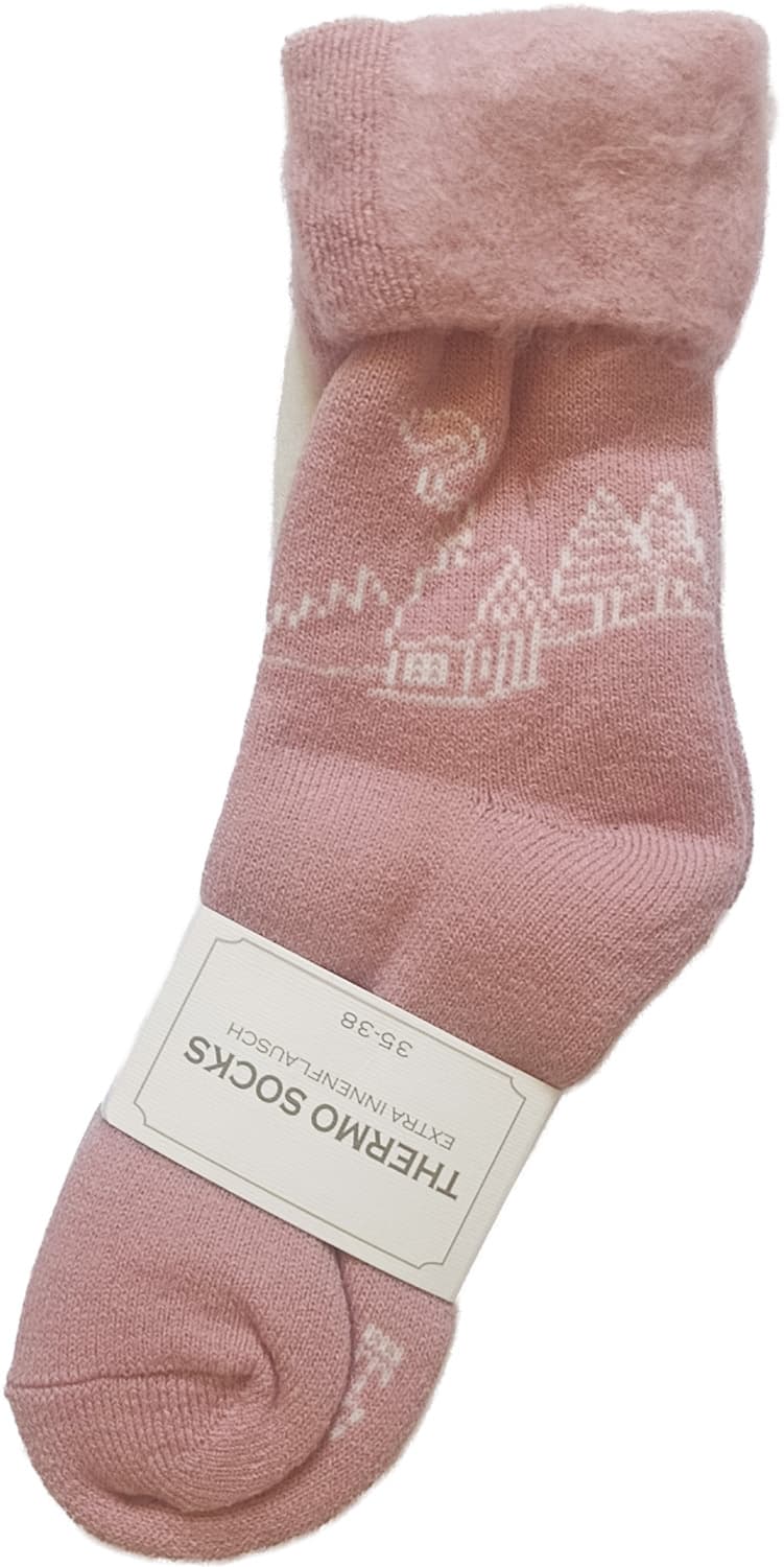 Damen Thermosocken mit extra Innenflausch 2er Pack