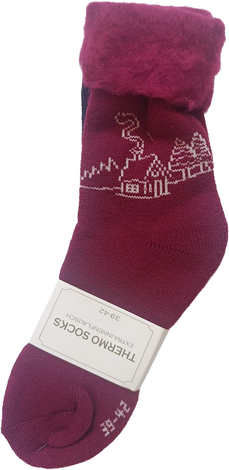 Damen Thermosocken mit extra Innenflausch 2er Pack