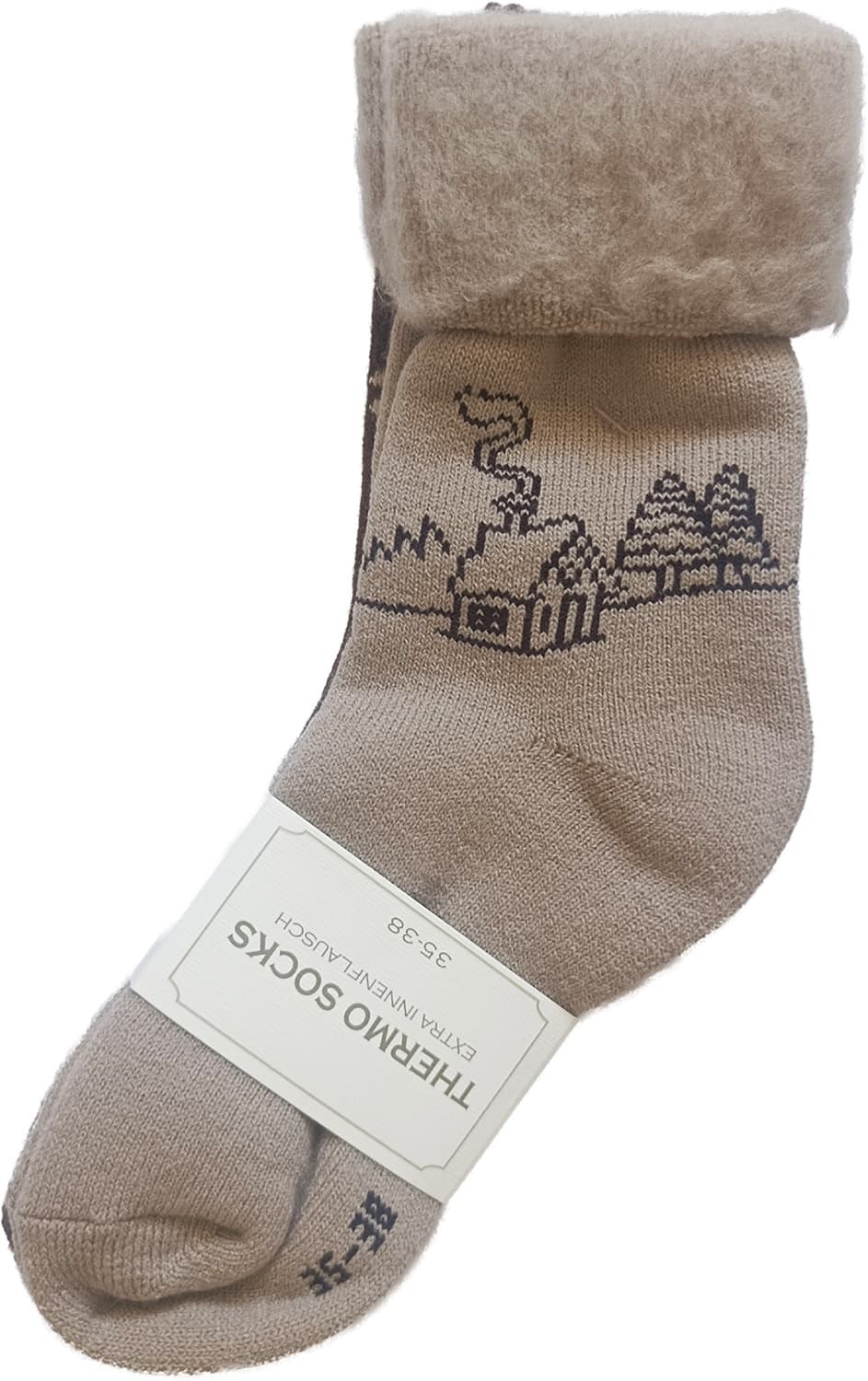 Damen Thermosocken mit extra Innenflausch 2er Pack