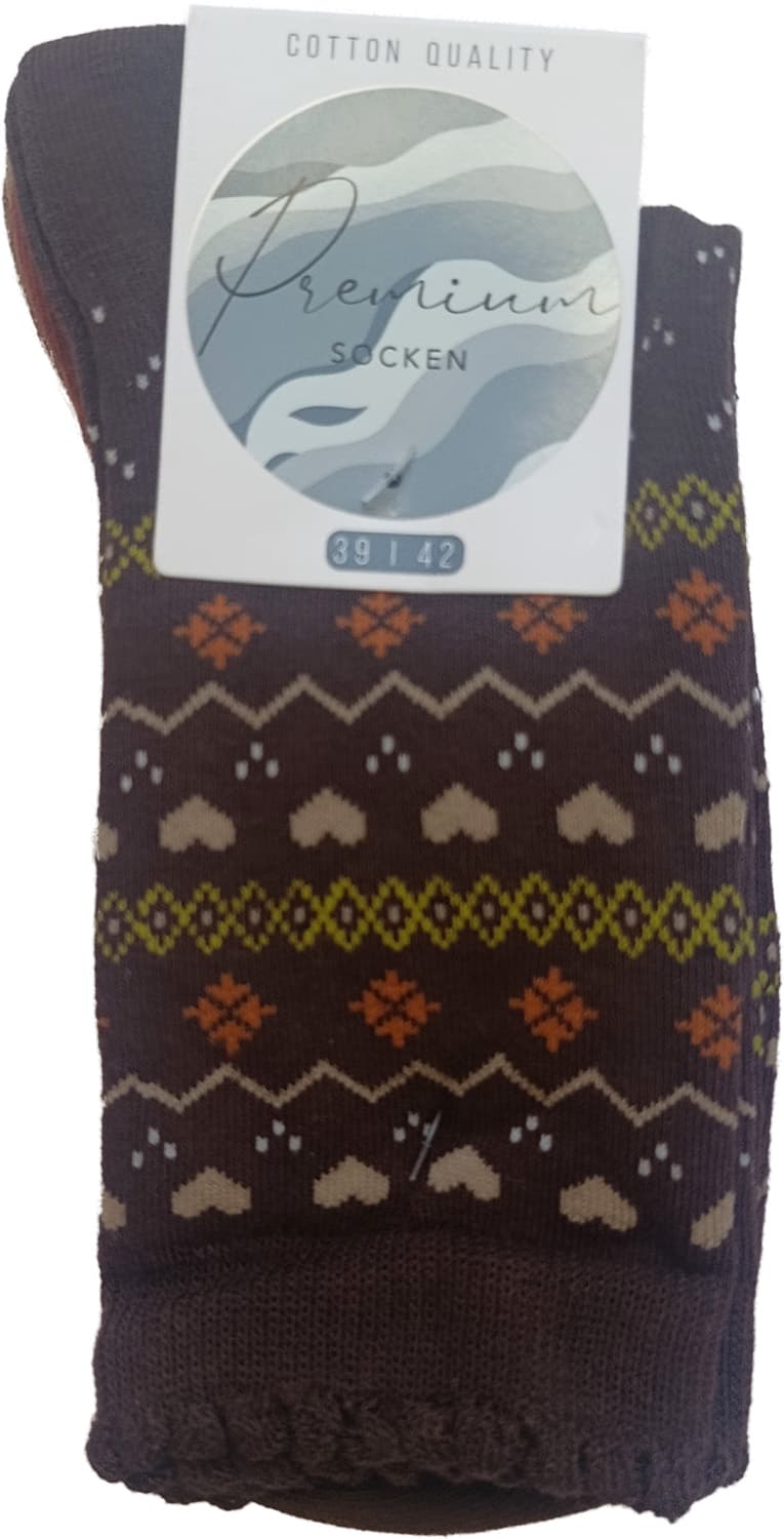 Damen Socken gemustert 3er Pack