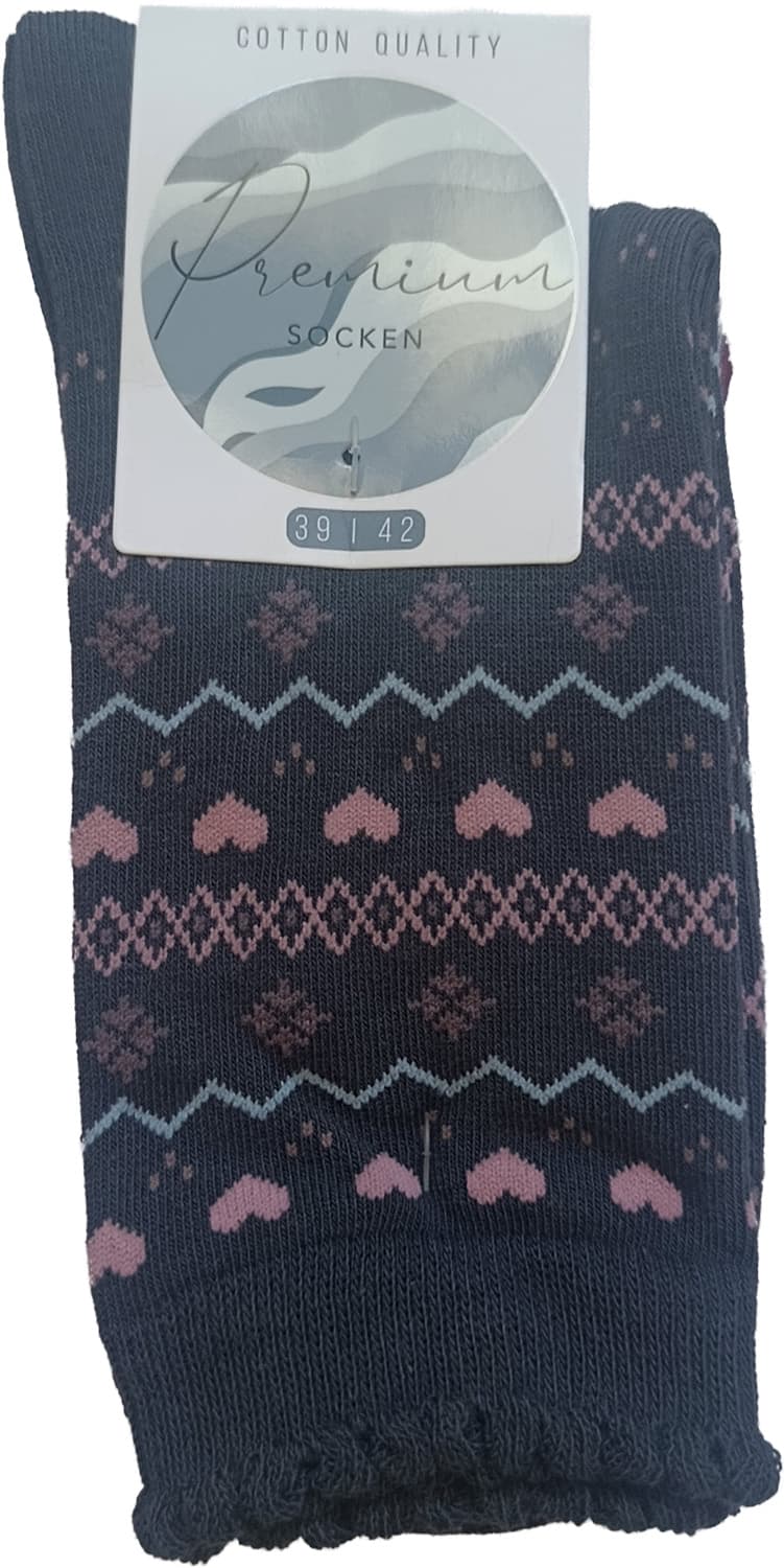Damen Socken gemustert 3er Pack