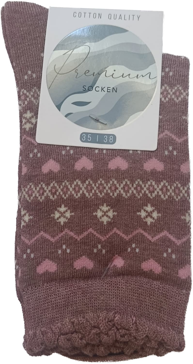 Damen Socken gemustert 3er Pack
