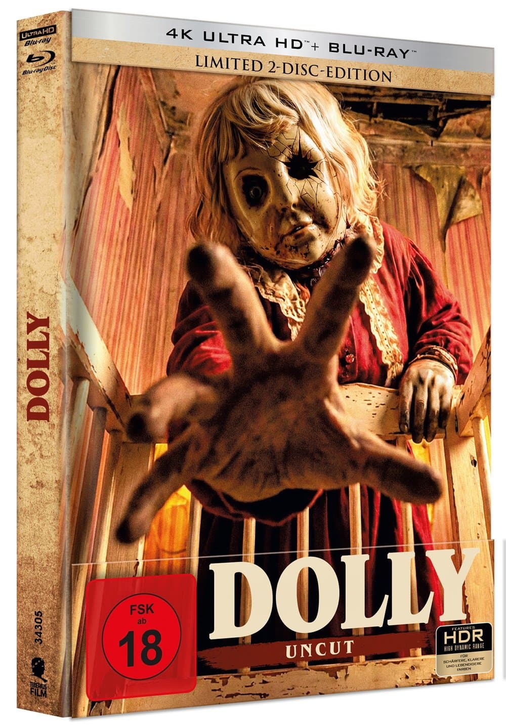 Dolly - 4K UHD 2-Disc Mediabook - Cover A - Limited Edition (4K Ultra HD) (+ Blu-ray)