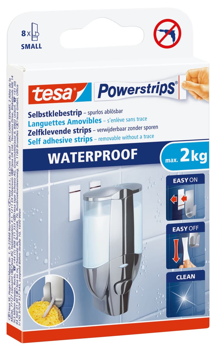 tesa Powerstrips® Waterproof Strips Large