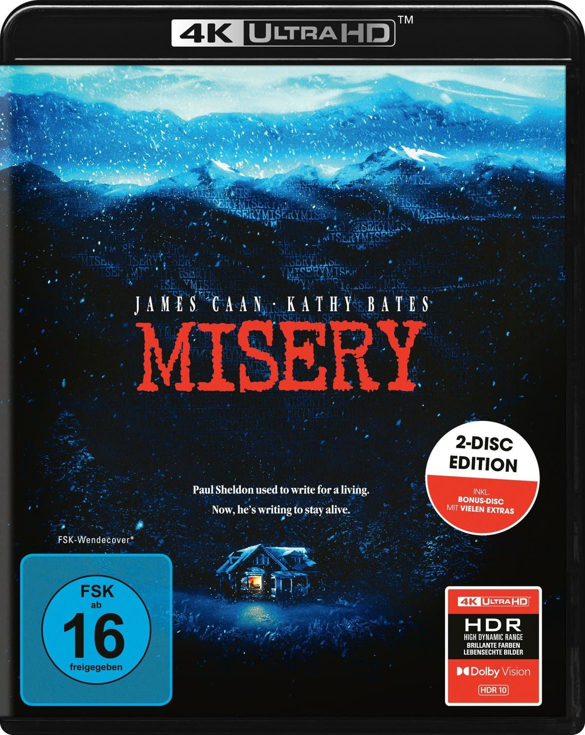 Misery - 2-Disc Edition (UHD-Blu-ray + Bonus-Blu-ray)