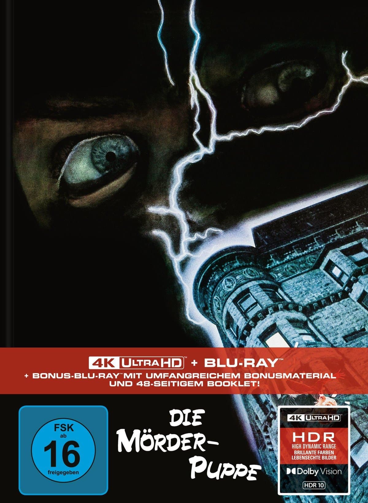 Chucky – Die Mörderpuppe - Limitiertes Mediabook (4K Ultra HD + Blu-ray + Bonus-Blu-ray) – Cover B