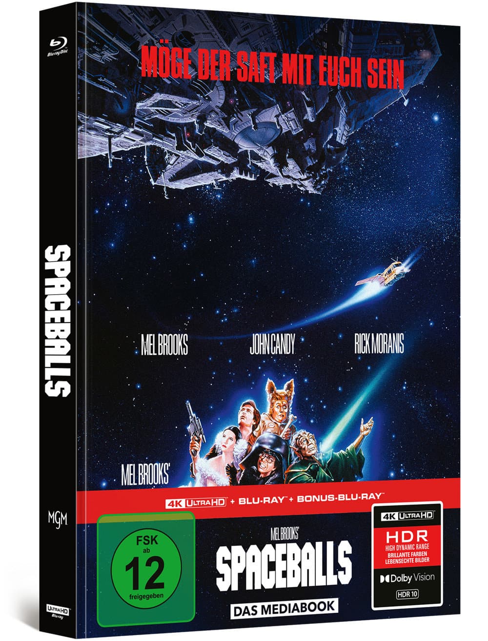 Spaceballs - Mel Brooks’ verrückte Raumfahrt - Limitiertes 3-Disc-Mediabook (4K Ultra HD + Blu-ray + Bonus-Blu-ray)