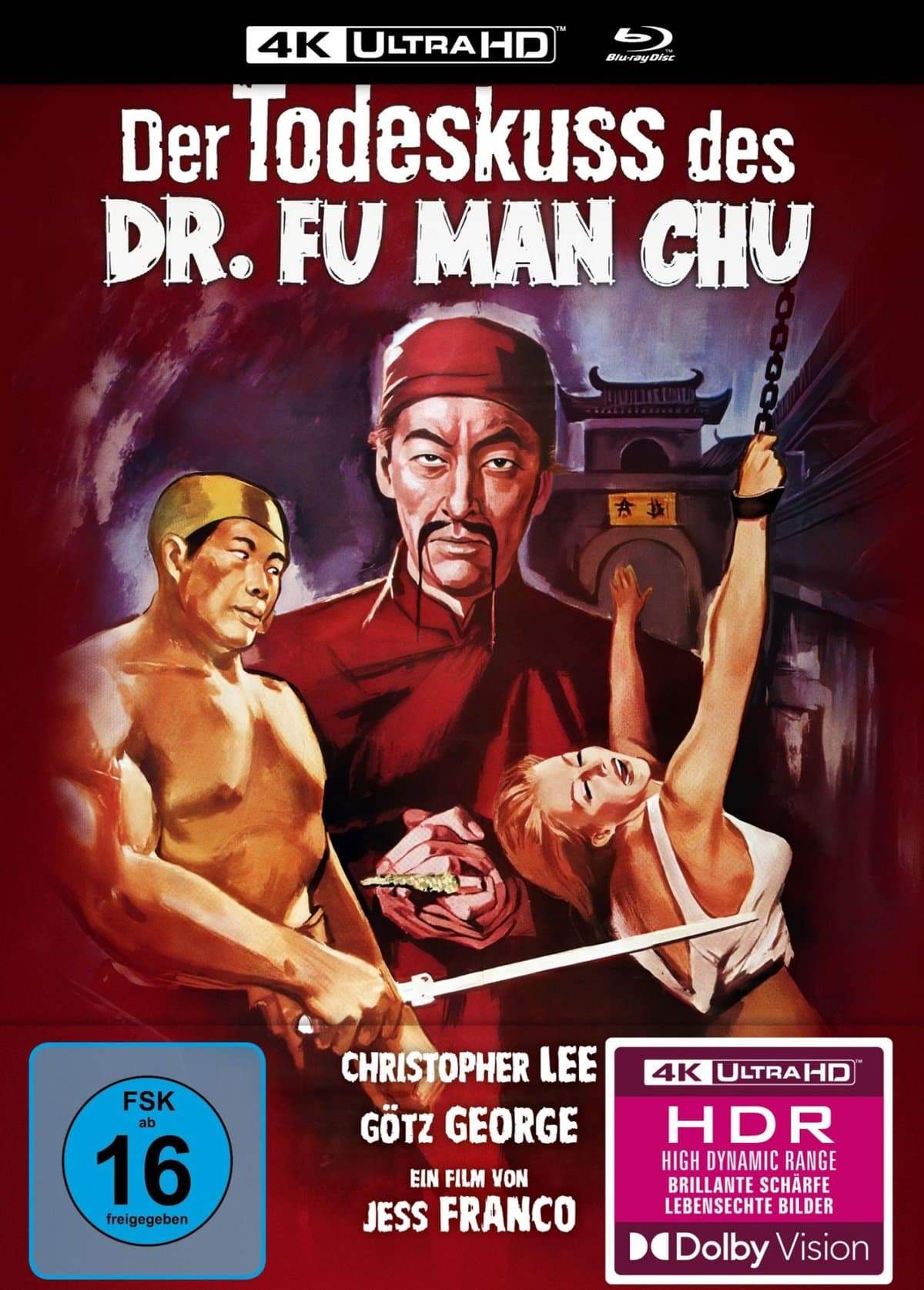 Der Todeskuss des Dr. Fu Man Chu - 2-Disc Limited Collector's Edition Mediabook (4K Ultra HD + Blu-ray)