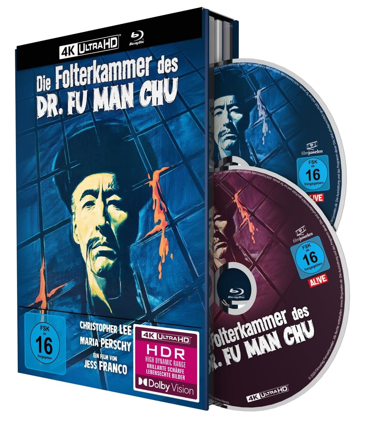 Die Folterkammer des Dr. Fu Man Chu - 2-Disc Limited Collector's Edition Mediabook (4K Ultra HD + Blu-ray)