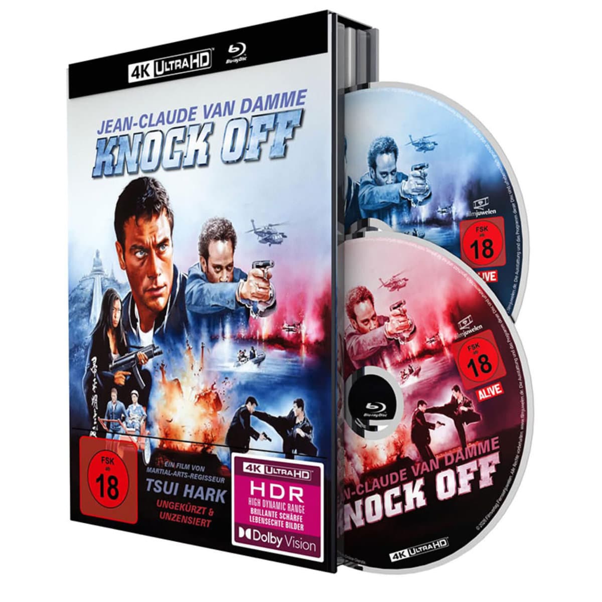 Knock Off - Der entscheidende Schlag - Mediabook - 2-Disc Limited Collector's Edition (4K Ultra HD) (+ Blu-ray)
