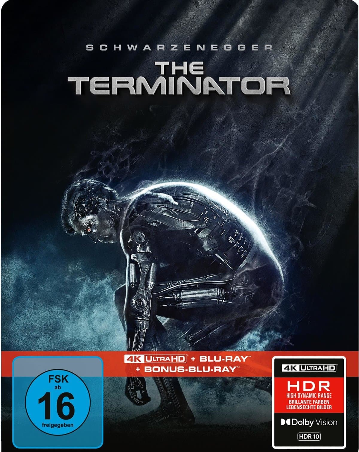 Terminator - Limitiertes 3-Disc-SteelBook® – Cover B (4K Ultra HD + Blu-ray + Bonus-Blu-ray)