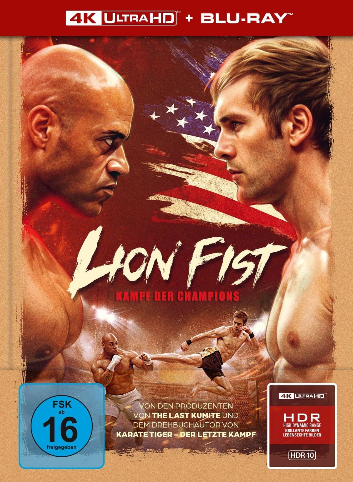 Lion Fist - Kampf der Champions - Limitiertes 2-Disc-Mediabook (4K Ultra HD+Blu-ray)