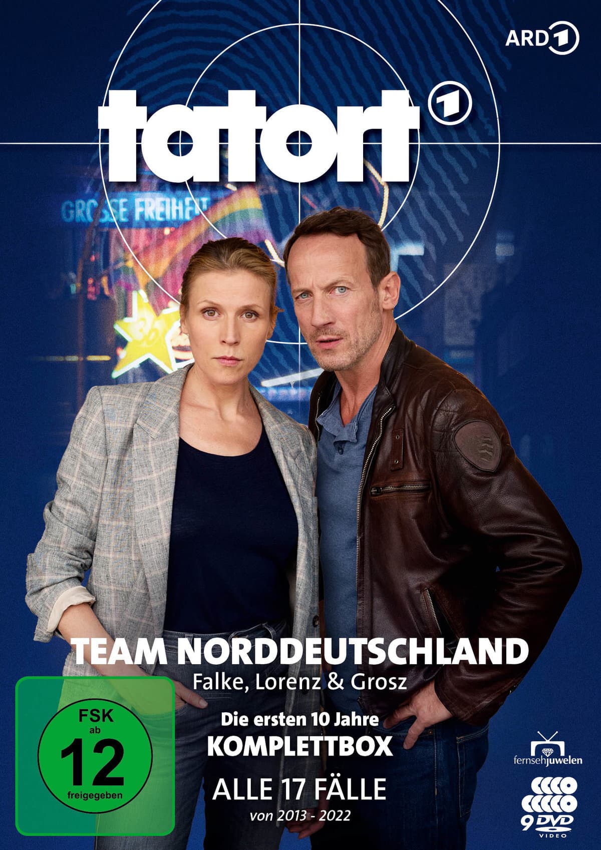 Tatort - Team Norddeutschland (Falke, Lorenz & Grosz) - Die ersten 10 Jahre Komplettbox (Alle 17 Fälle von 2013-2022) (9 DVDs)