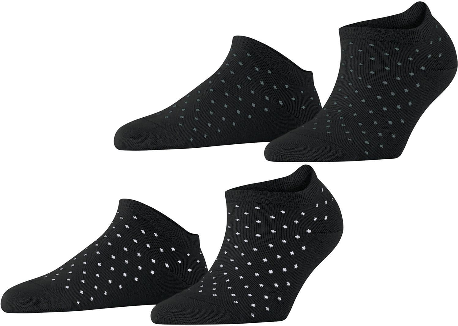 Esprit Damen Sneaker Socken Fine Dot 2er Pack