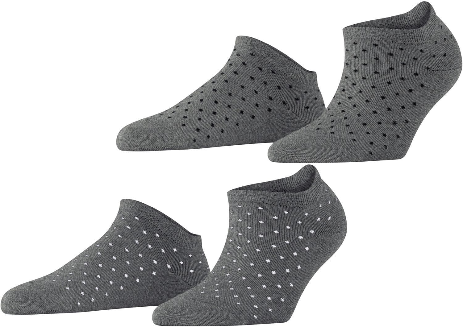 Esprit Damen Sneaker Socken Fine Dot 2er Pack