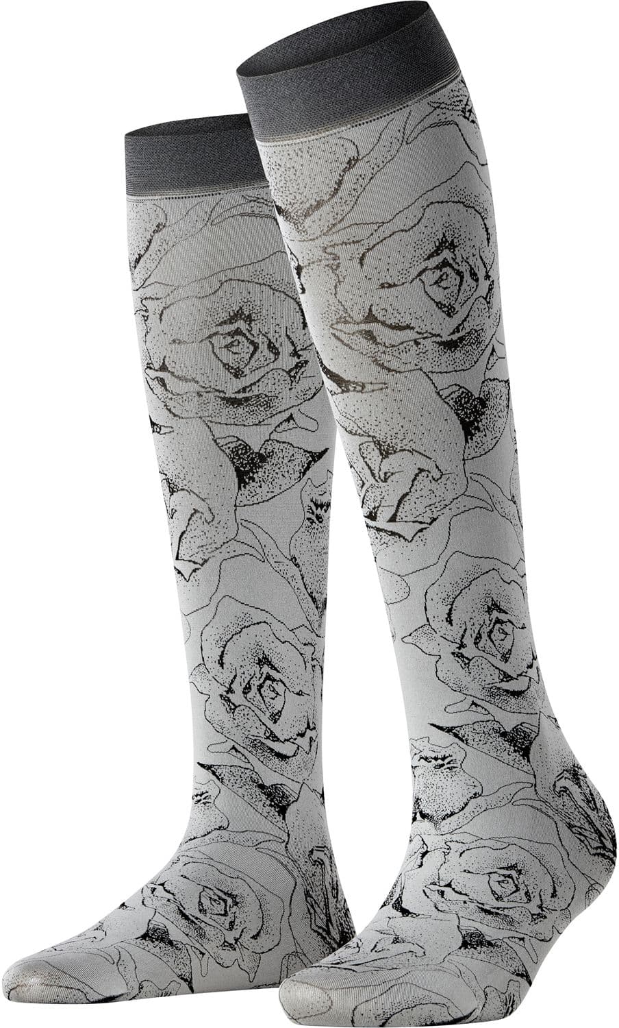 FALKE Damen Kniestrümpfe Rose Brush 40 DEN