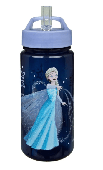 Scooli Disney Frozen AERO Kinder-Trinkflasche mit Strohhalm, 500 ml