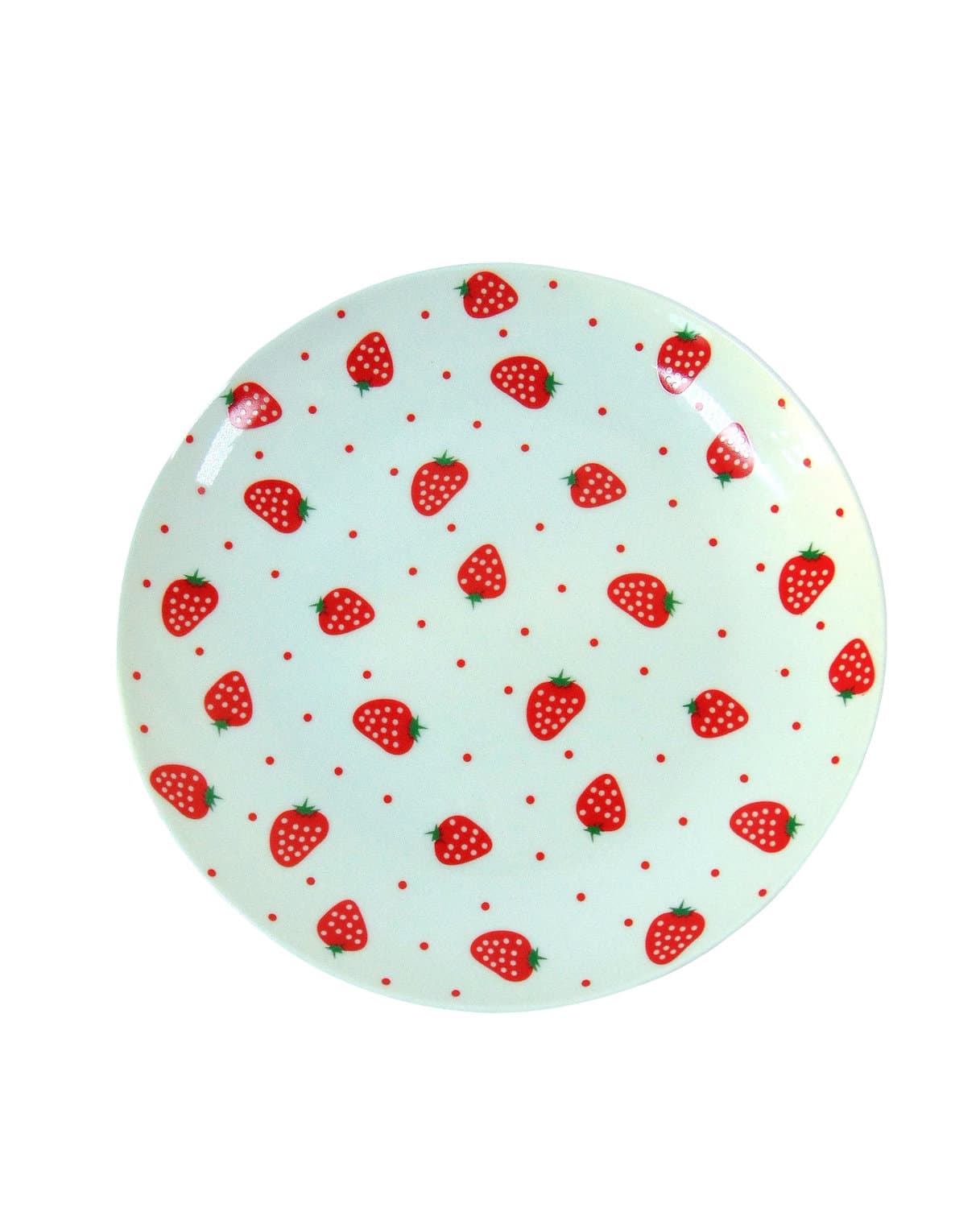 Dessertteller Erdbeere