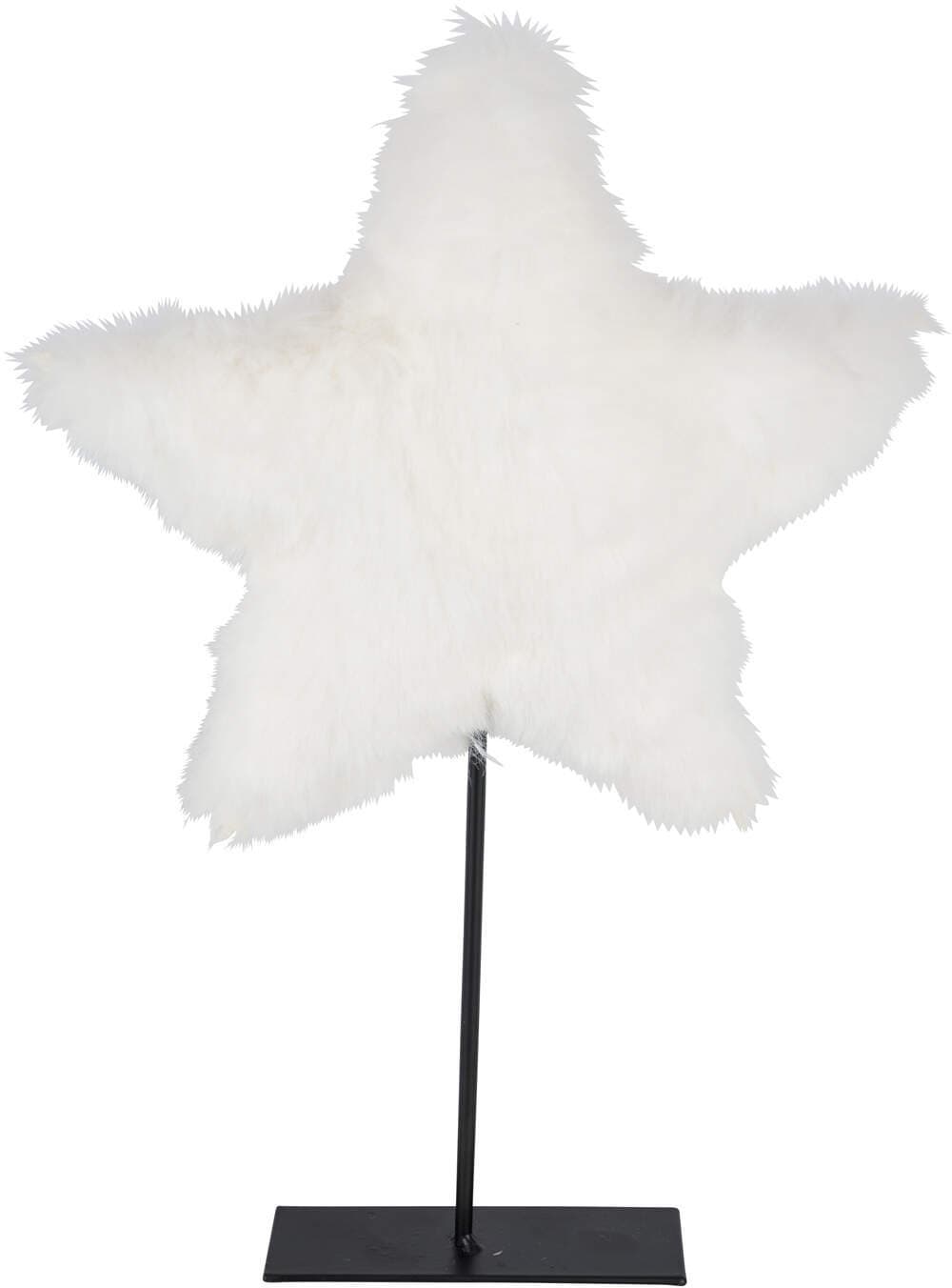 Plüschstern auf Fuß H=35cm