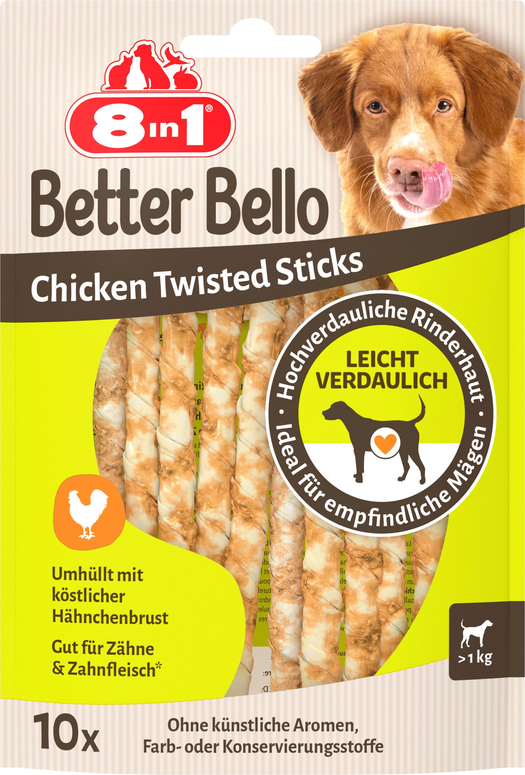 8in1 Better Bello Chicken Twisted Sticks