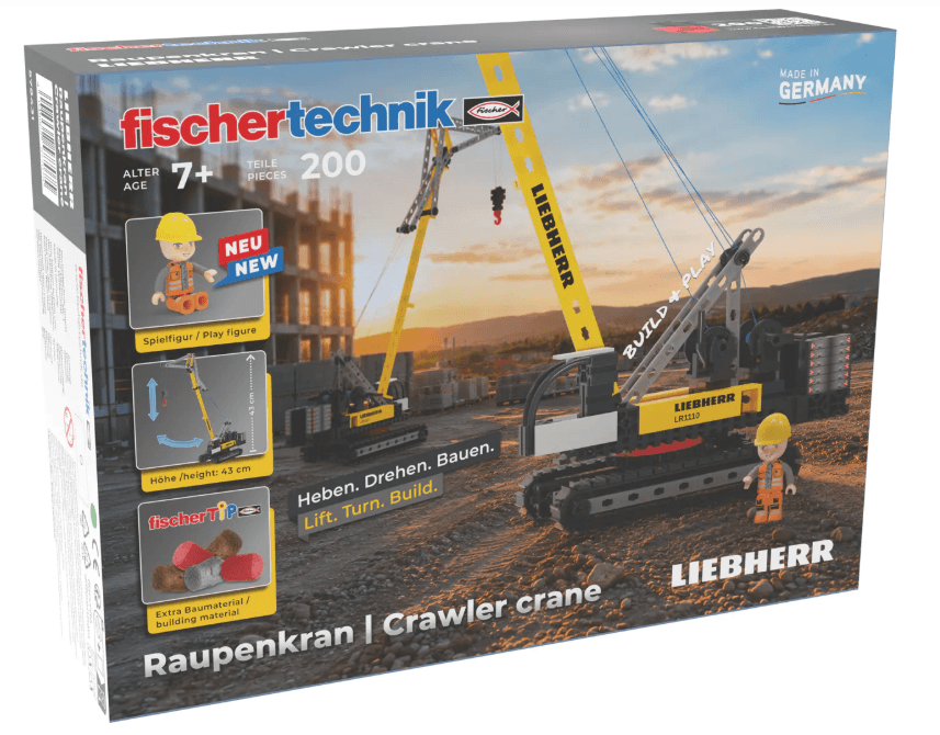 fischertechnik Liebherr Raupenkran LR 1110 Kran-Bausatz ab 7 Jahren