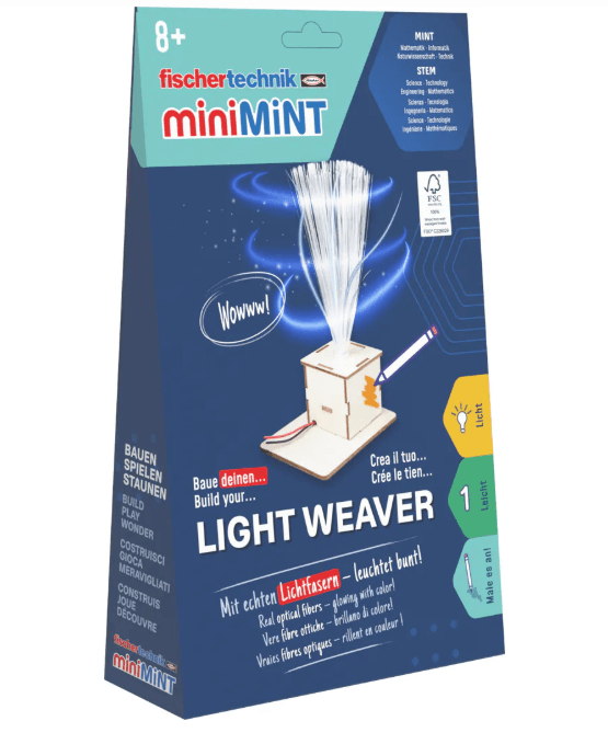 fischertechnik miniMINT LightWeaver Lichtfaser-Holzbausatz ab 8 Jahren