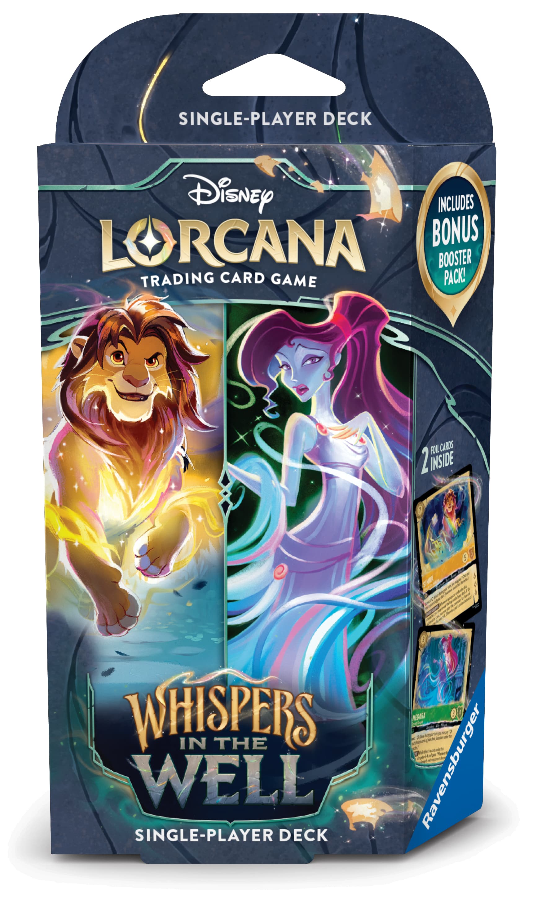 Disney Lorcana TCG: Whispers in the Well - Single-Player Deck Amber and Emerald (Englisch