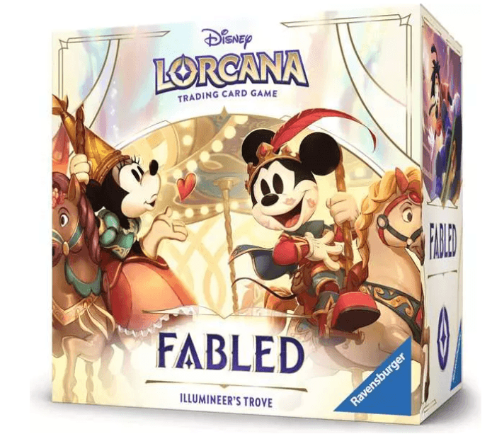 Disney Lorcana Trading Card Game: Fabled Illumineer’s Trove (Englisch)