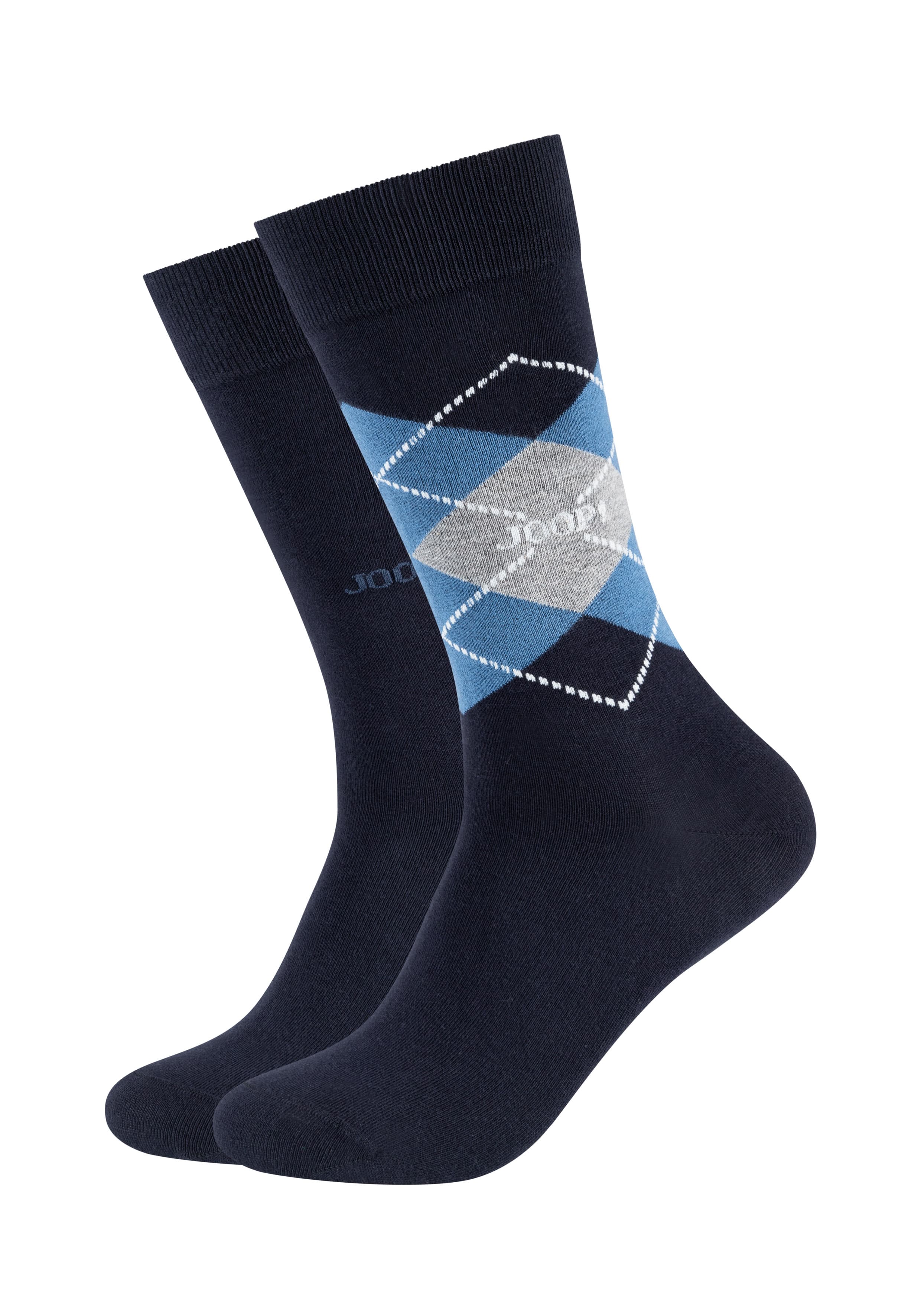 JOOP! Herren Socken premium essentials organic argyle 2er Pack