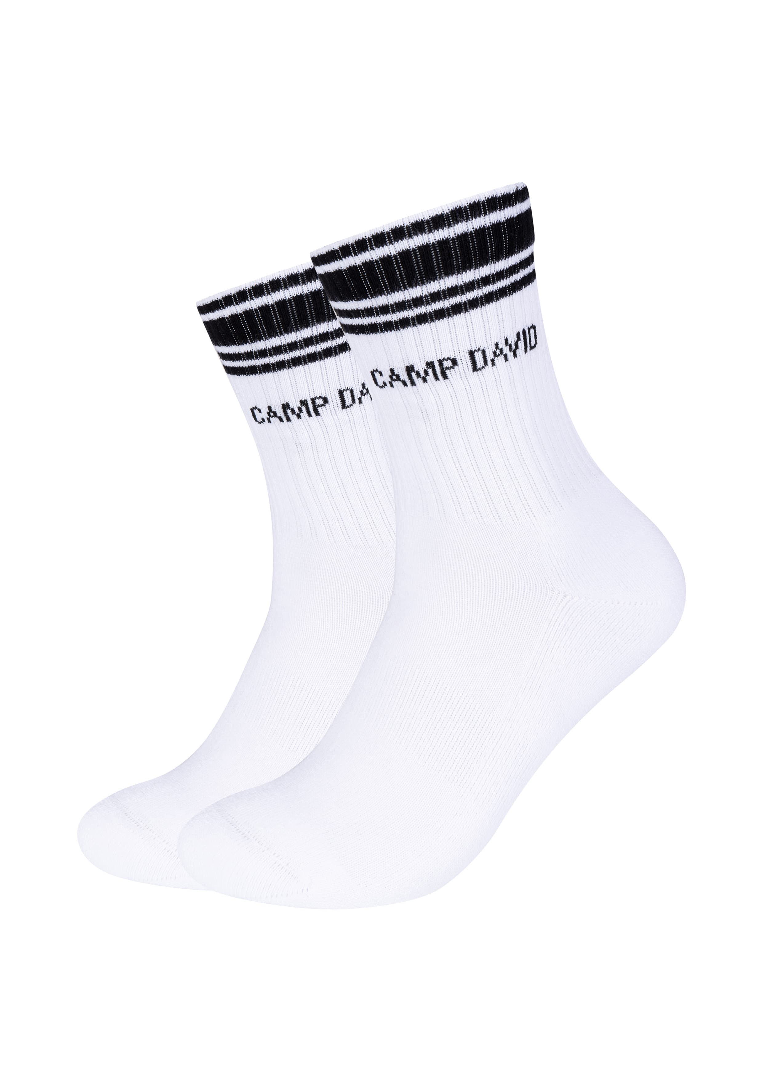 CAMP DAVID Herren Tennis Socken cushioned 2er Pack