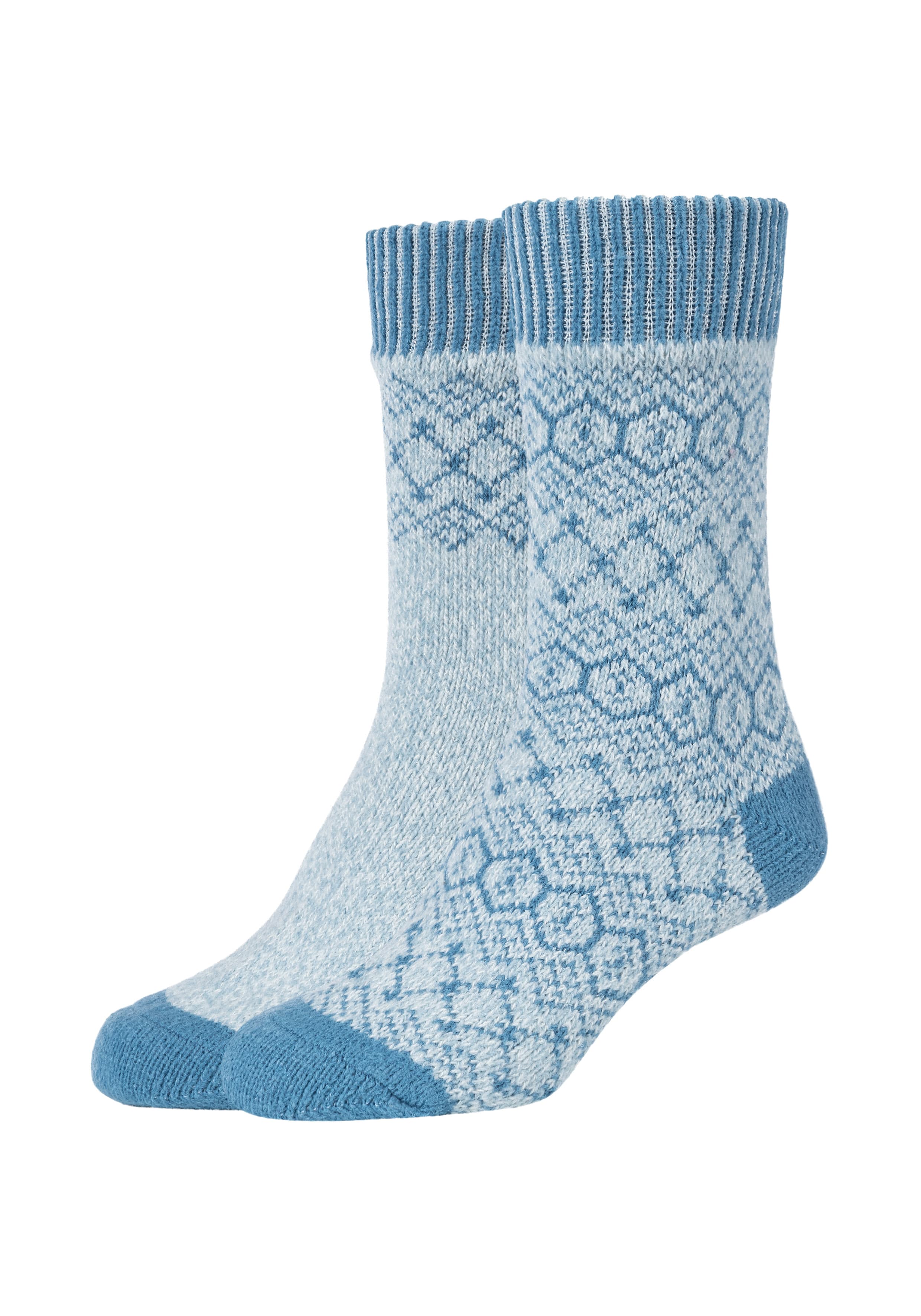 camano Damen Socken Cosy Jacquard 2er Pack