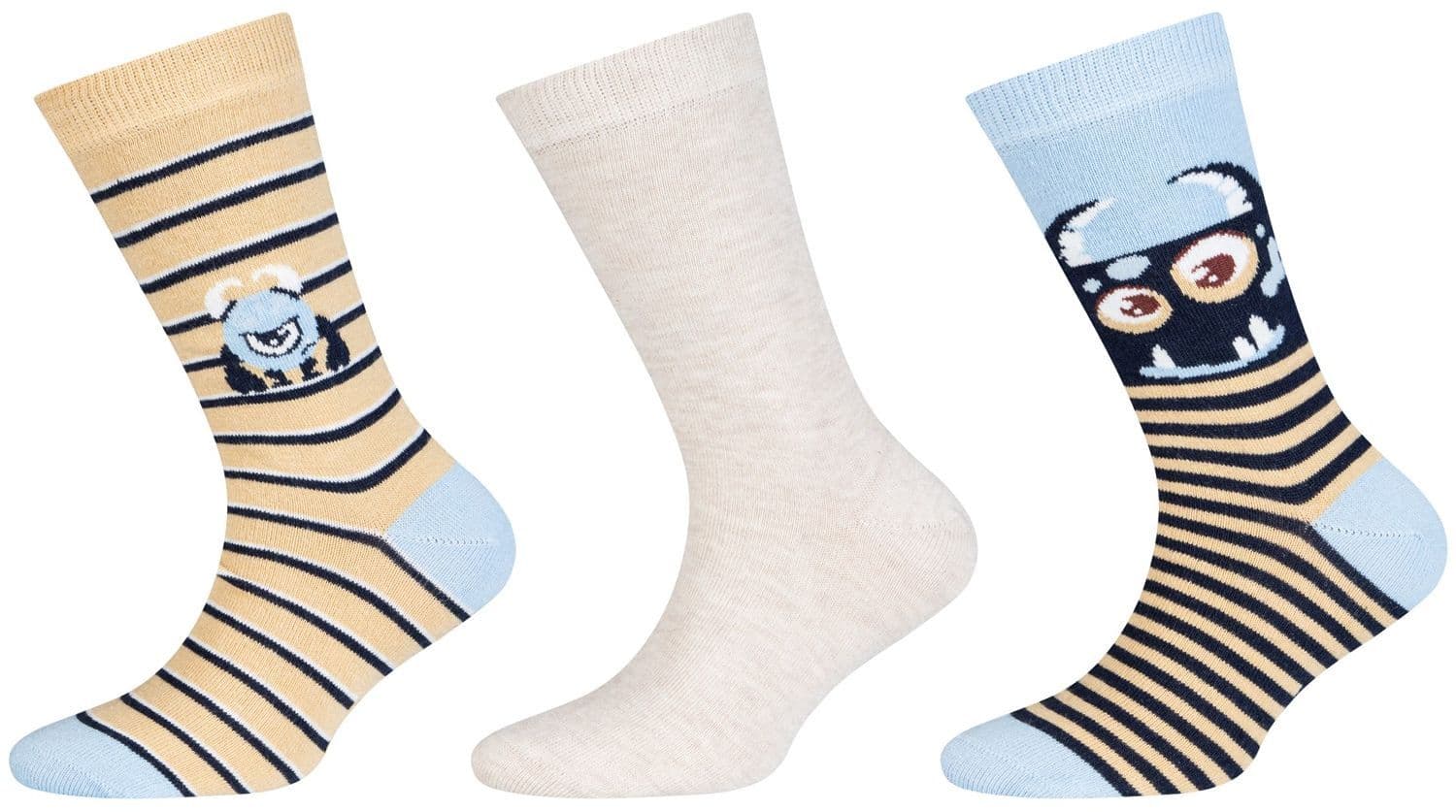 s.Oliver Kinder Socken Originals Organic Motif 3er Pack