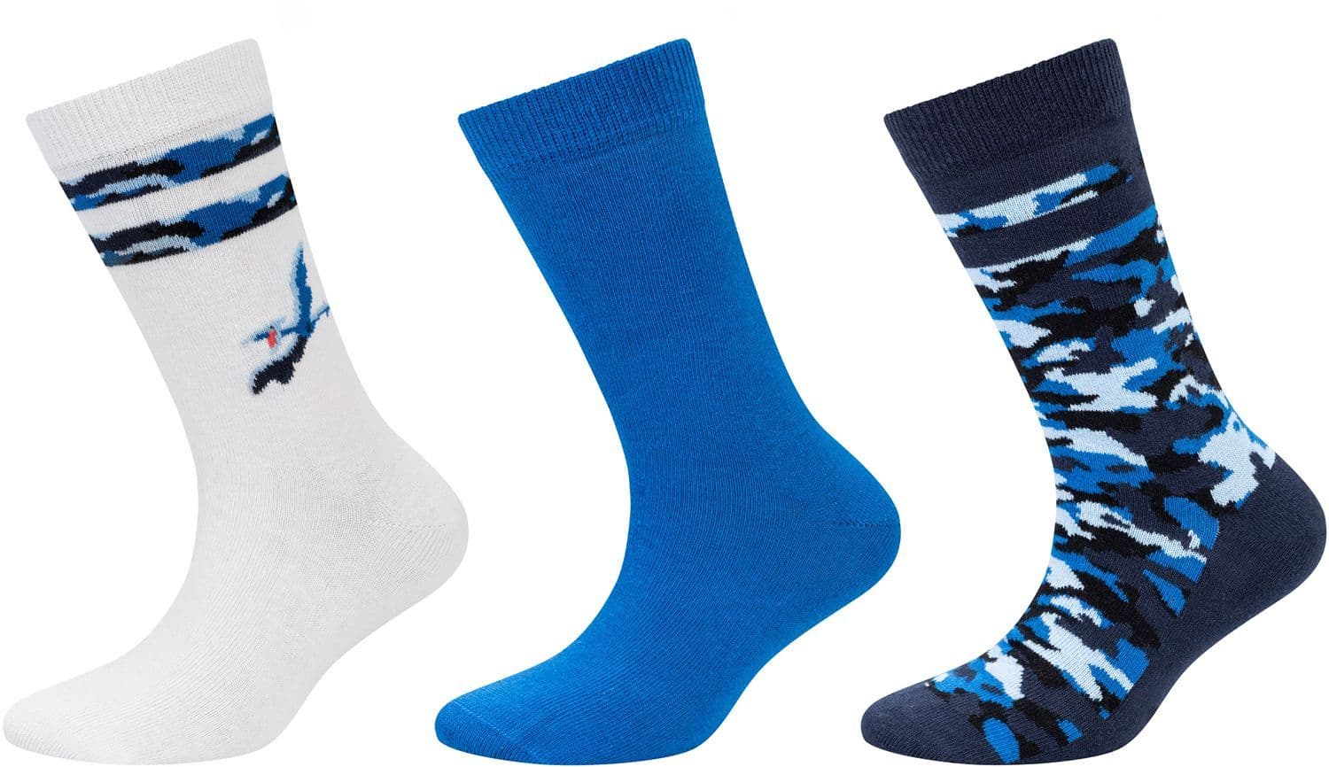 s.Oliver Kinder Socken Originals Organic Motif 3er Pack