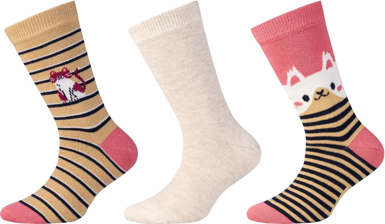 s.Oliver Kinder Socken Originals Organic Motif 3er Pack