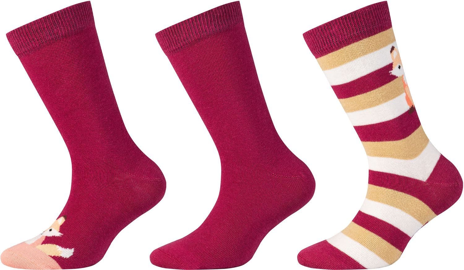 s.Oliver Kinder Socken Originals Organic Motif 3er Pack