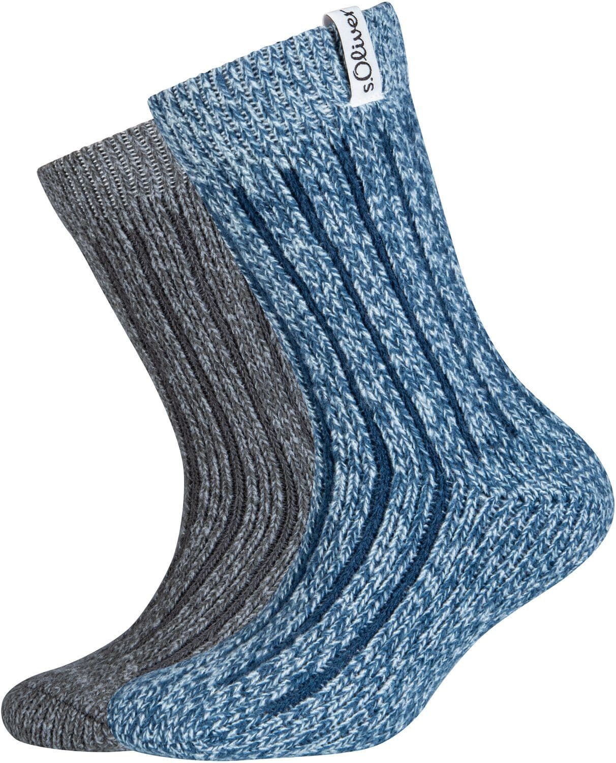 s.Oliver Kinder Socken Cosy Sustainable Rib 2er Pack