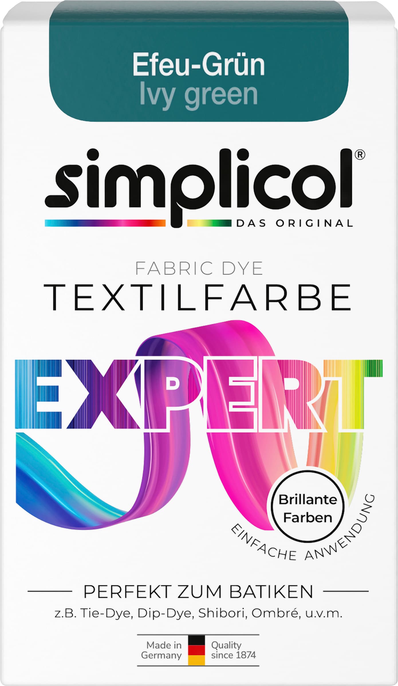simplicol Textilfarbe expert Efeu-Grün