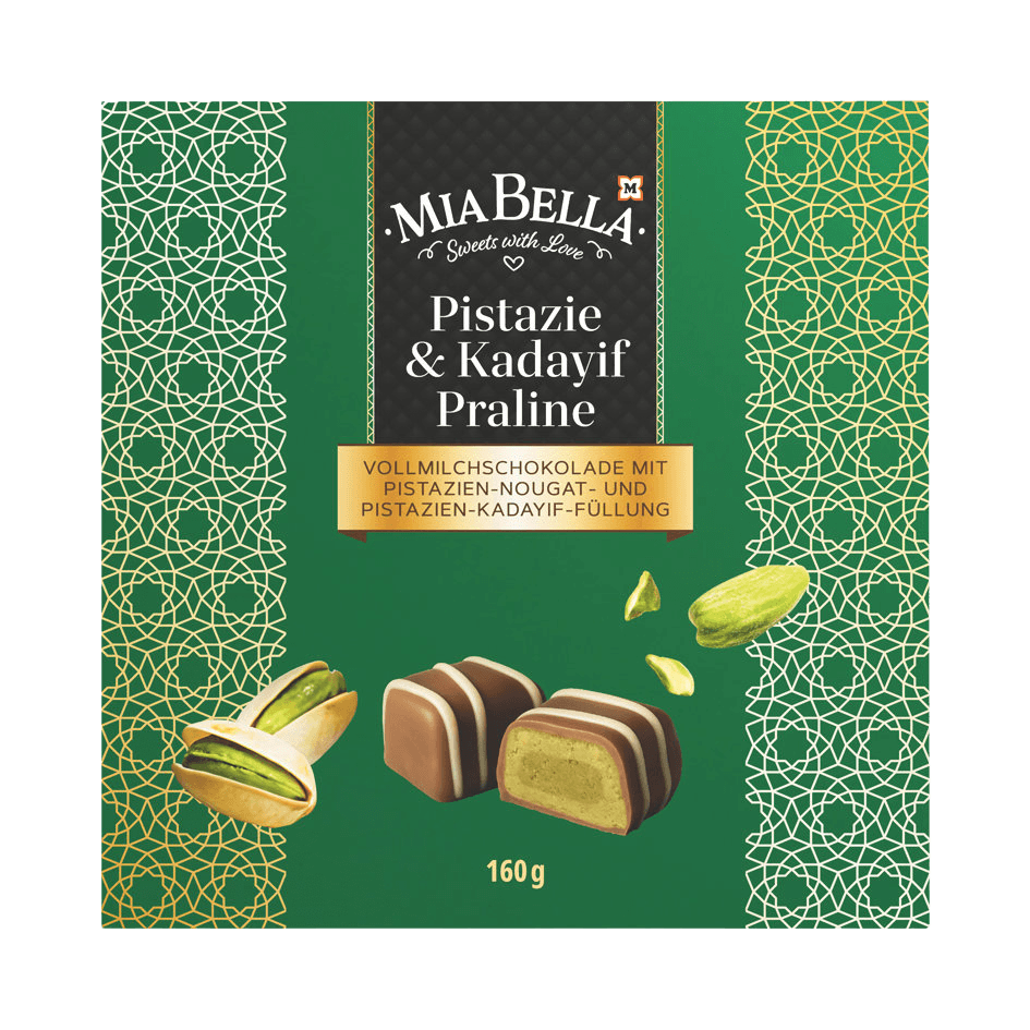 MIA BELLA Pistazie & Kadayif Pralinen