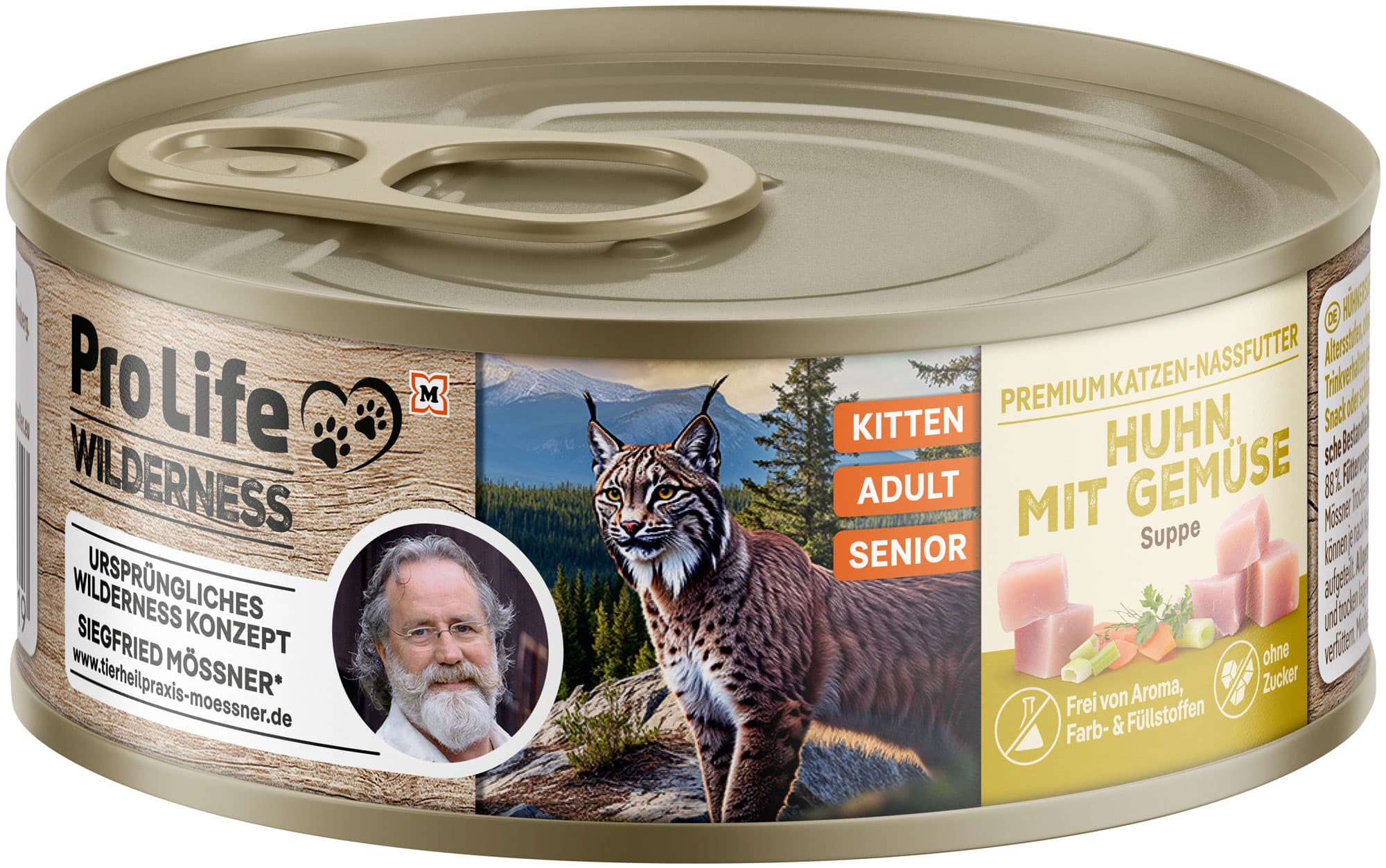 Pro Life Wilderness Katzennassfutter Hühnersuppe mit Gemüse