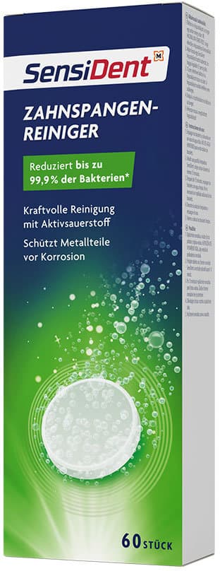 SensiDent Zahnspangen Reiniger Tabs